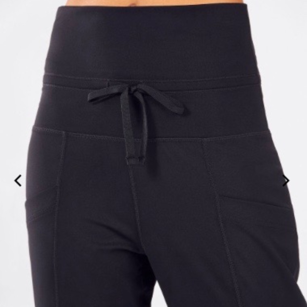 Fabulous Fabletics Black Maj Pants w/ Drawstring